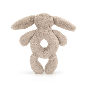 JELLYCAT Bashful Silver Ring Rattle