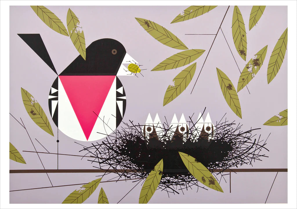 Charley Harper Nesting Instinct Notecards