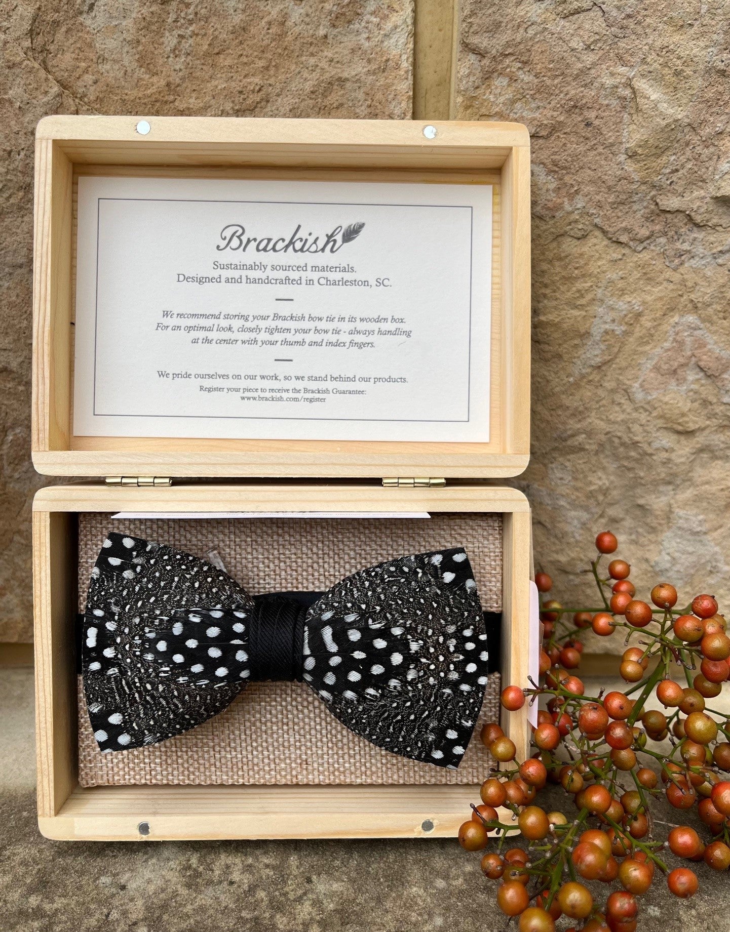 Brackish Guinea Bow Tie
