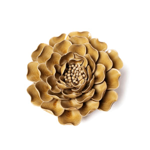 Chive Caramel Ceramic Flower