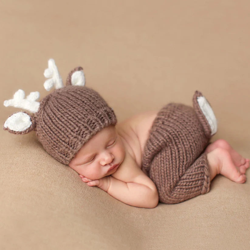 Hartley Deer Hat & Pant Newborn Set