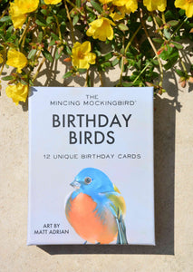 Birthday Birds Boxed Card Set of 12