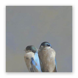 Mincing Mockingbird Swallow Pair 10x10