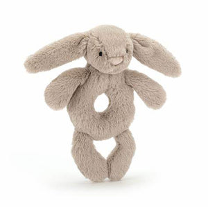 JELLYCAT Bashful Silver Ring Rattle
