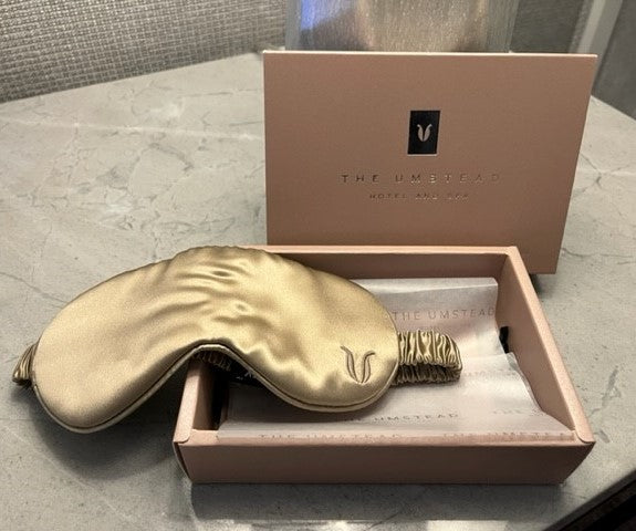 Umstead Logo Silk Sleep Mask – The Umstead Online Gift Shop