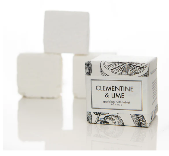 Sparkling Bath Tablet- Clementine and Lime