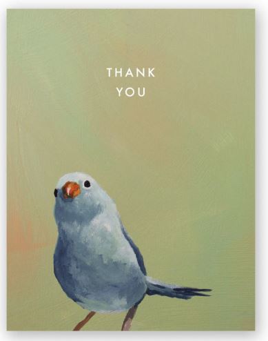 Thank You Birds Boxed Card Set of 12