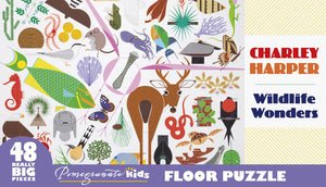 Charley Harper Wildlife Wonders Floor Puzzle